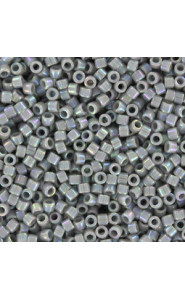 Miyuki delica Beads 11/0 - Opaque ghost grey ab DB-1579